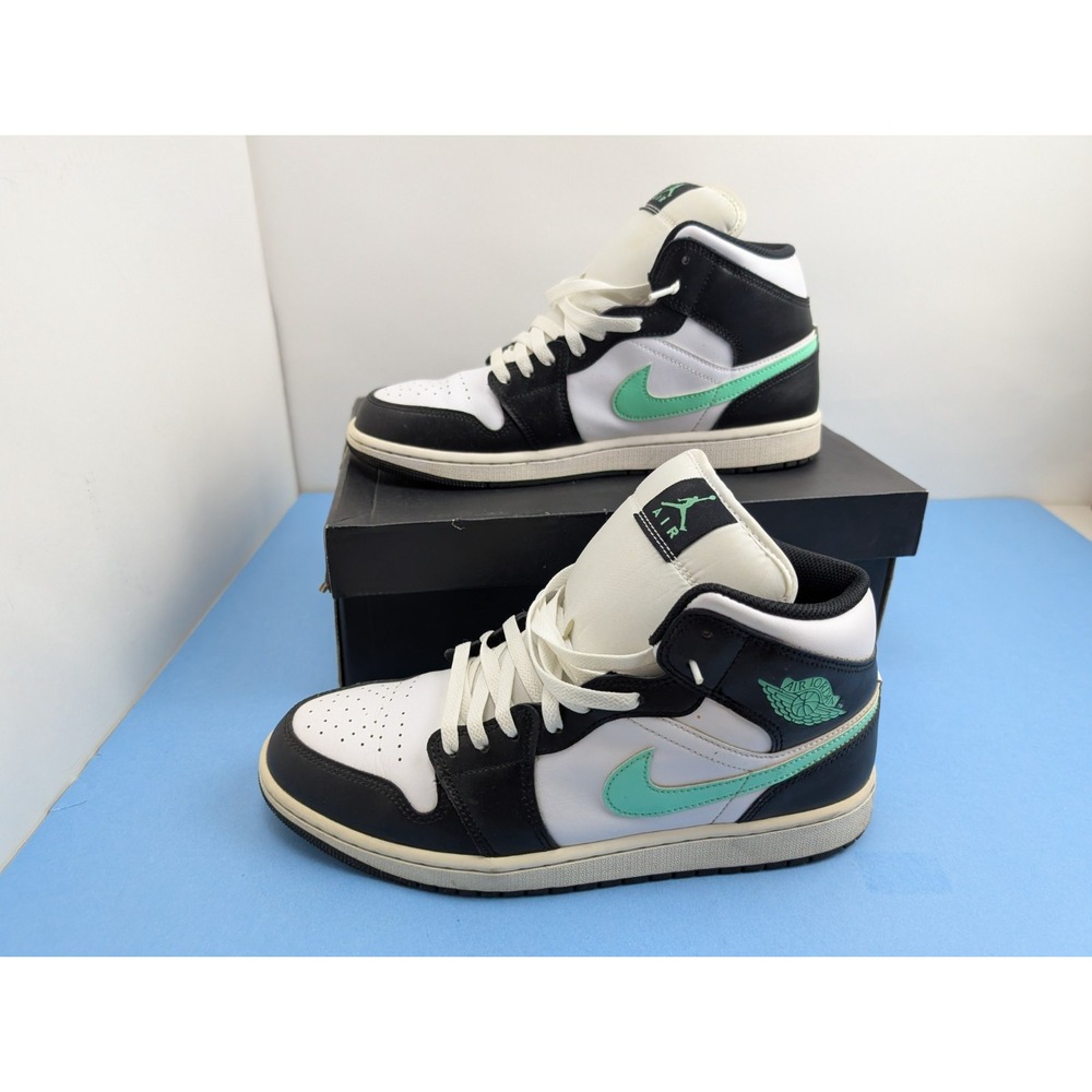 Nike Air Jordan 1 Mid Green Glow DQ8426-103 - Men's Size 11 With Original Box